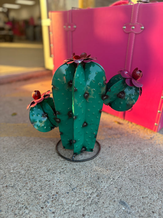 Small Metal Cactus