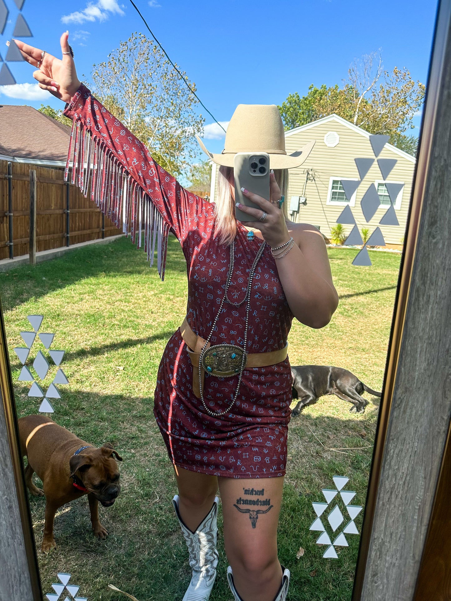 Big Iron Fringe Dress