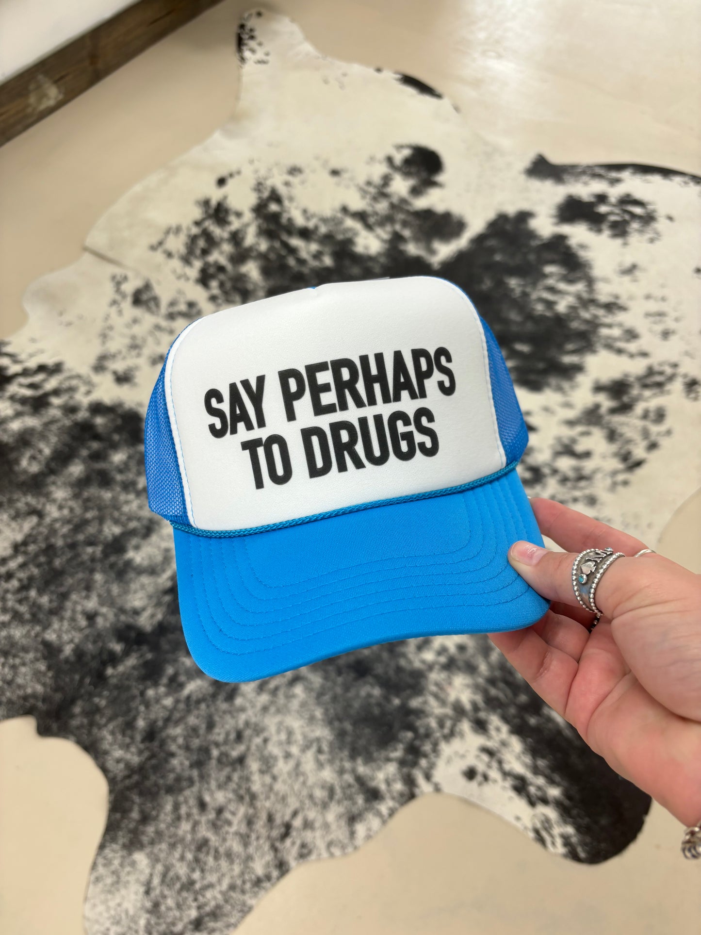 Say Perhaps Trucker Hat