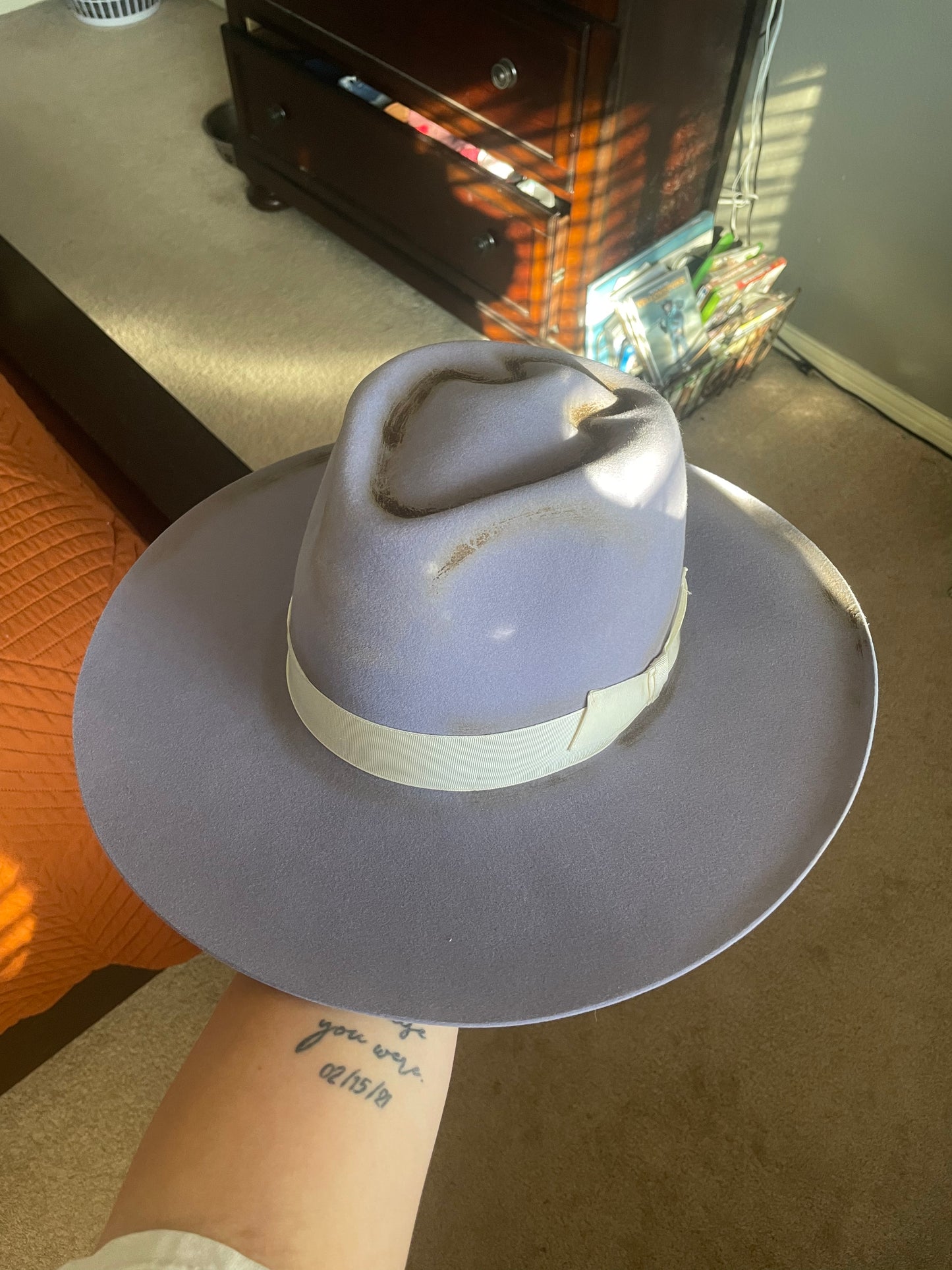 6x Fur Felt Light Purple Hat Size 7 1/2 - MAKENZIES CLOSET – Buckin'  Bluebonnets