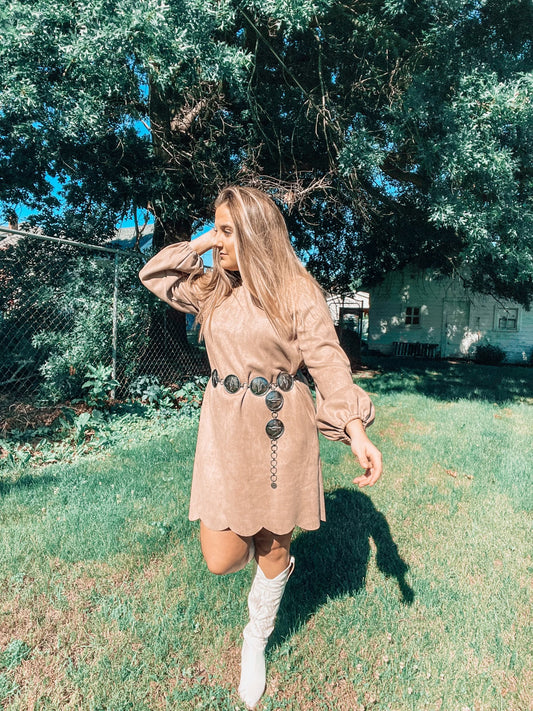 Suede Babe Dress