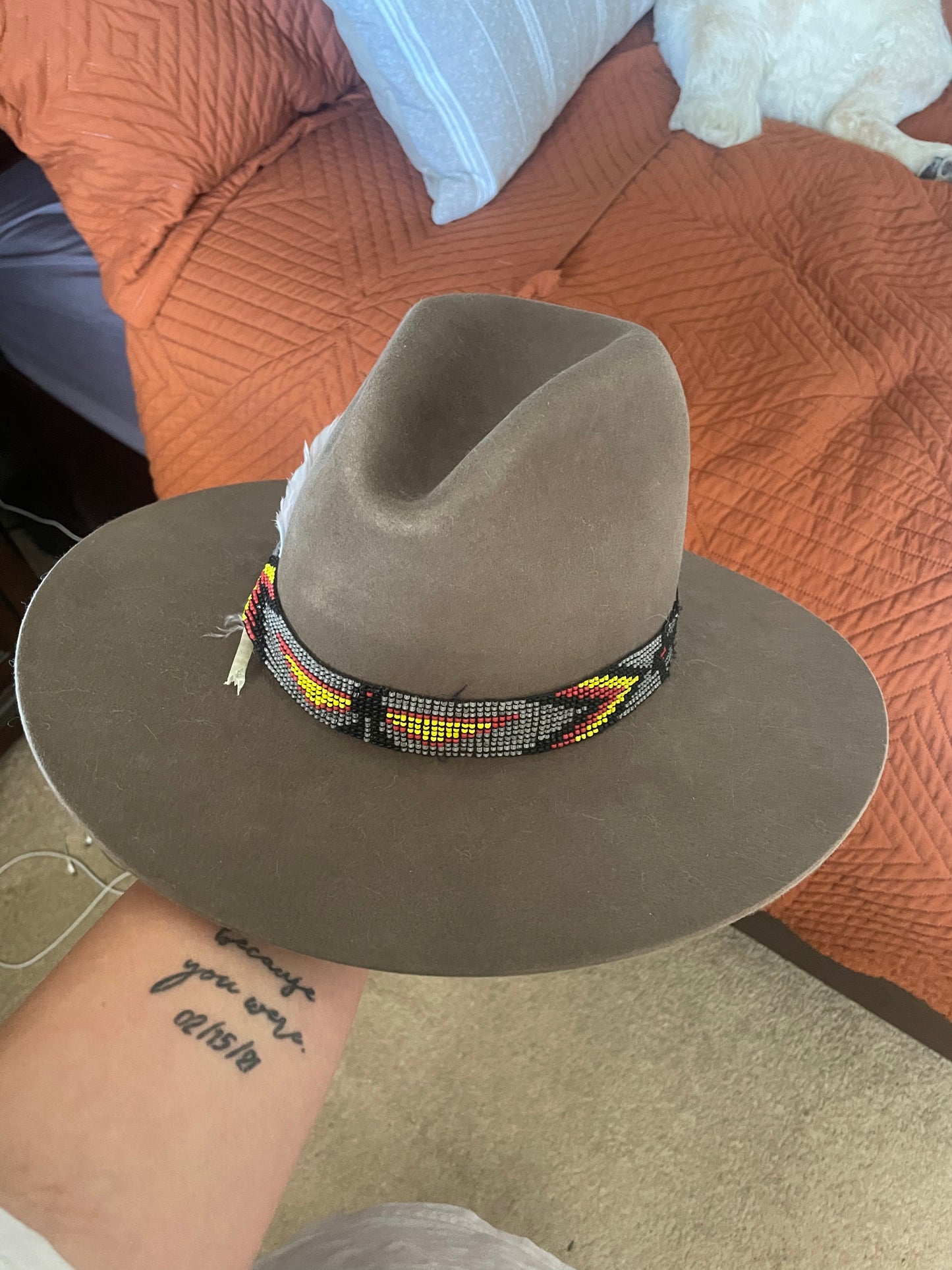 American Hat Co Felt Pecan Brown Hat Size 7 3/8 - MAKENZIES CLOSET