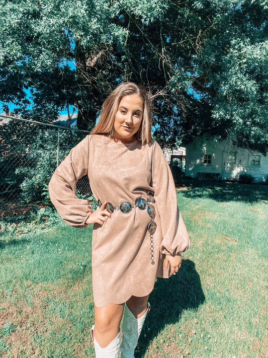 Suede Babe Dress