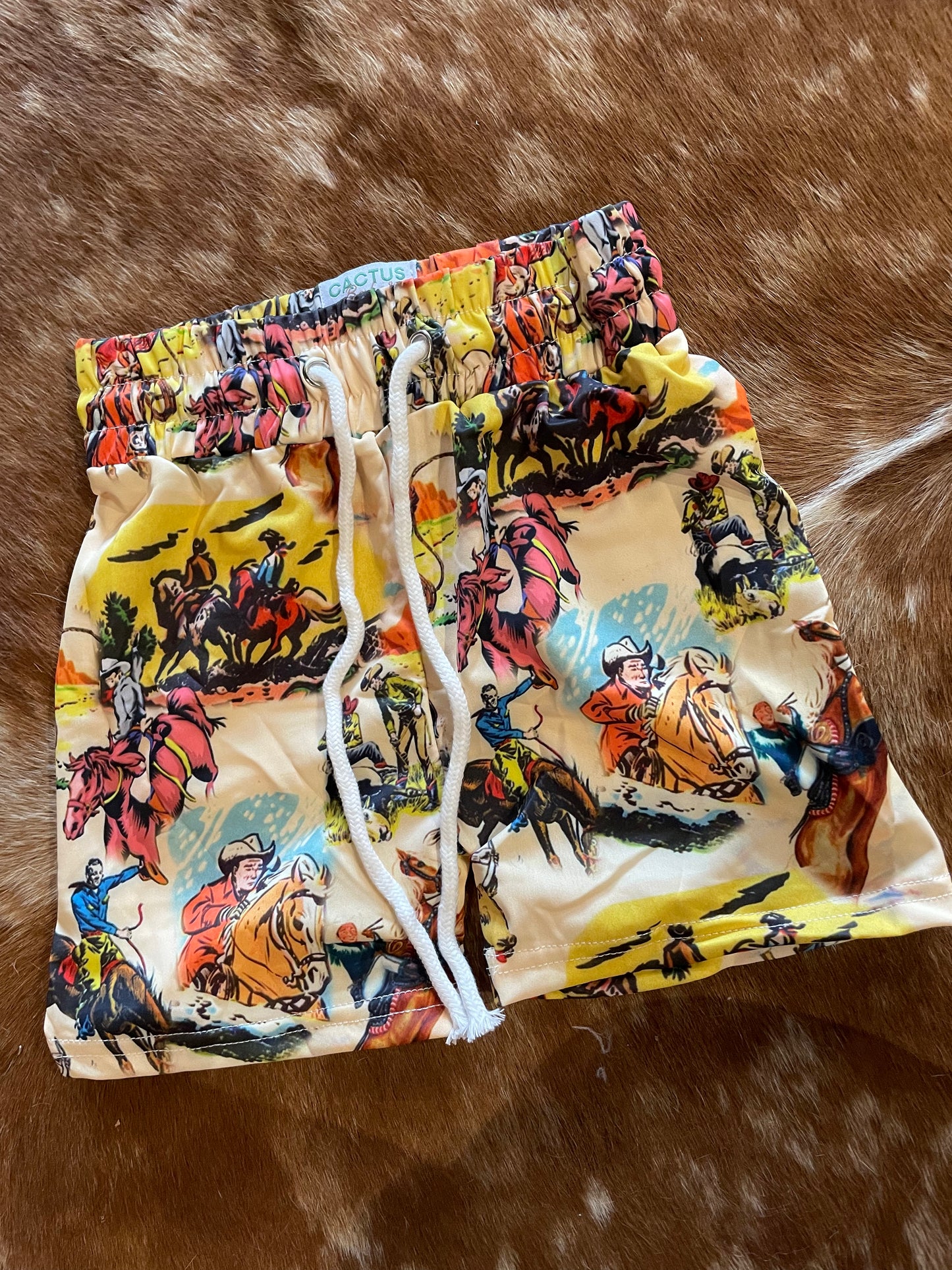 Cowboy sales swim trunks