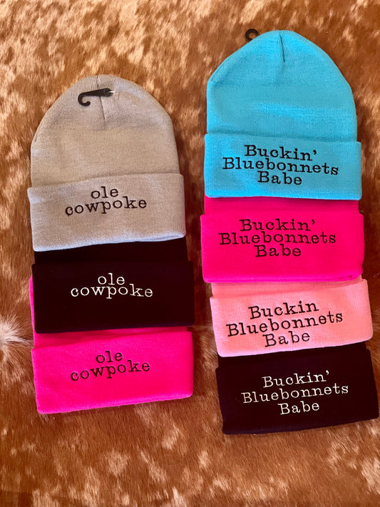 Embroidered Beanies
